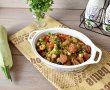 Mancare cu vinete, dovlecei si chorizo-4