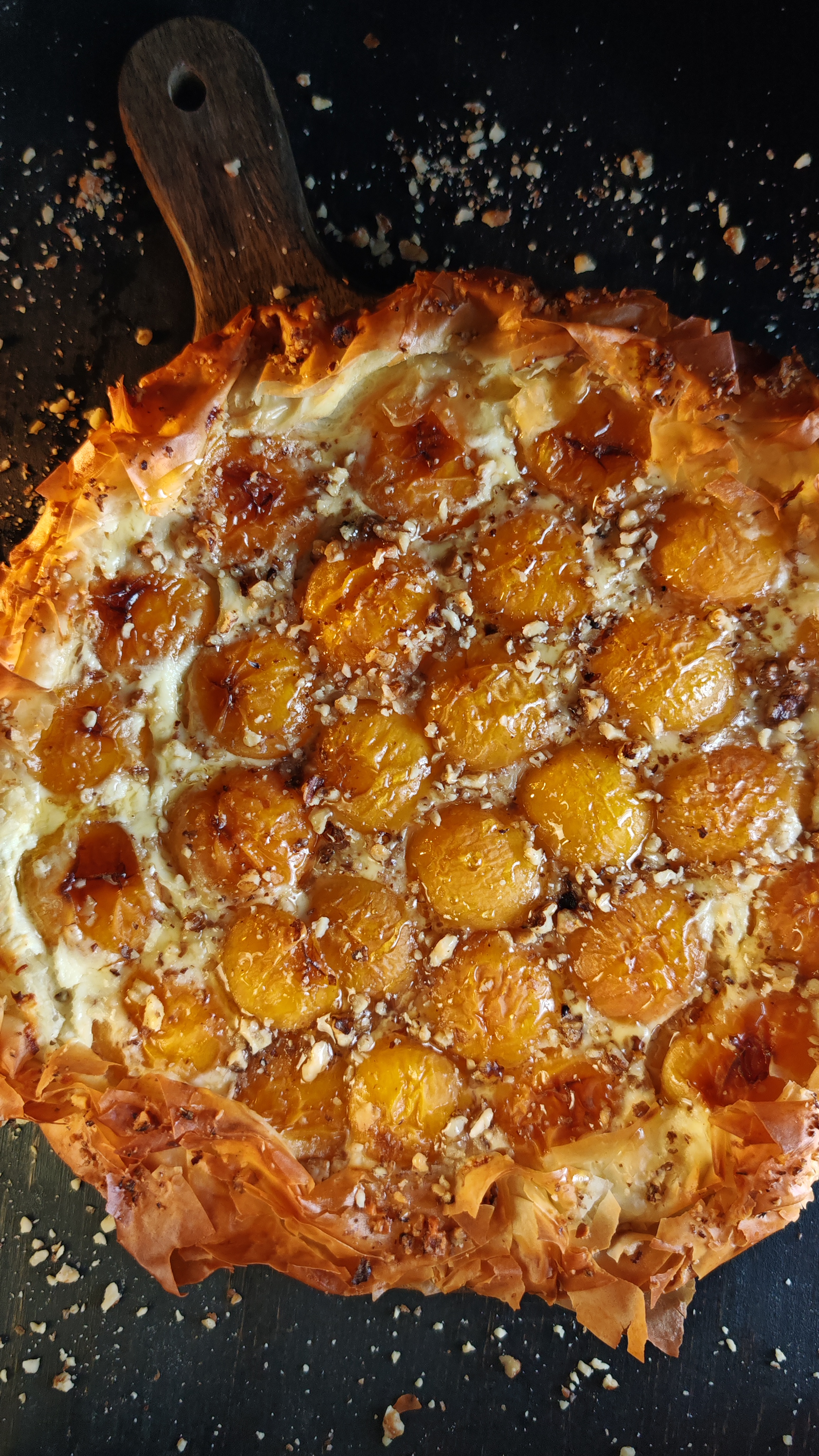 Tartă cu brânză și caise - Varianta rapidă și delicioasă