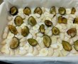 Prajitura rasturnata cu prune, pere si banane-2