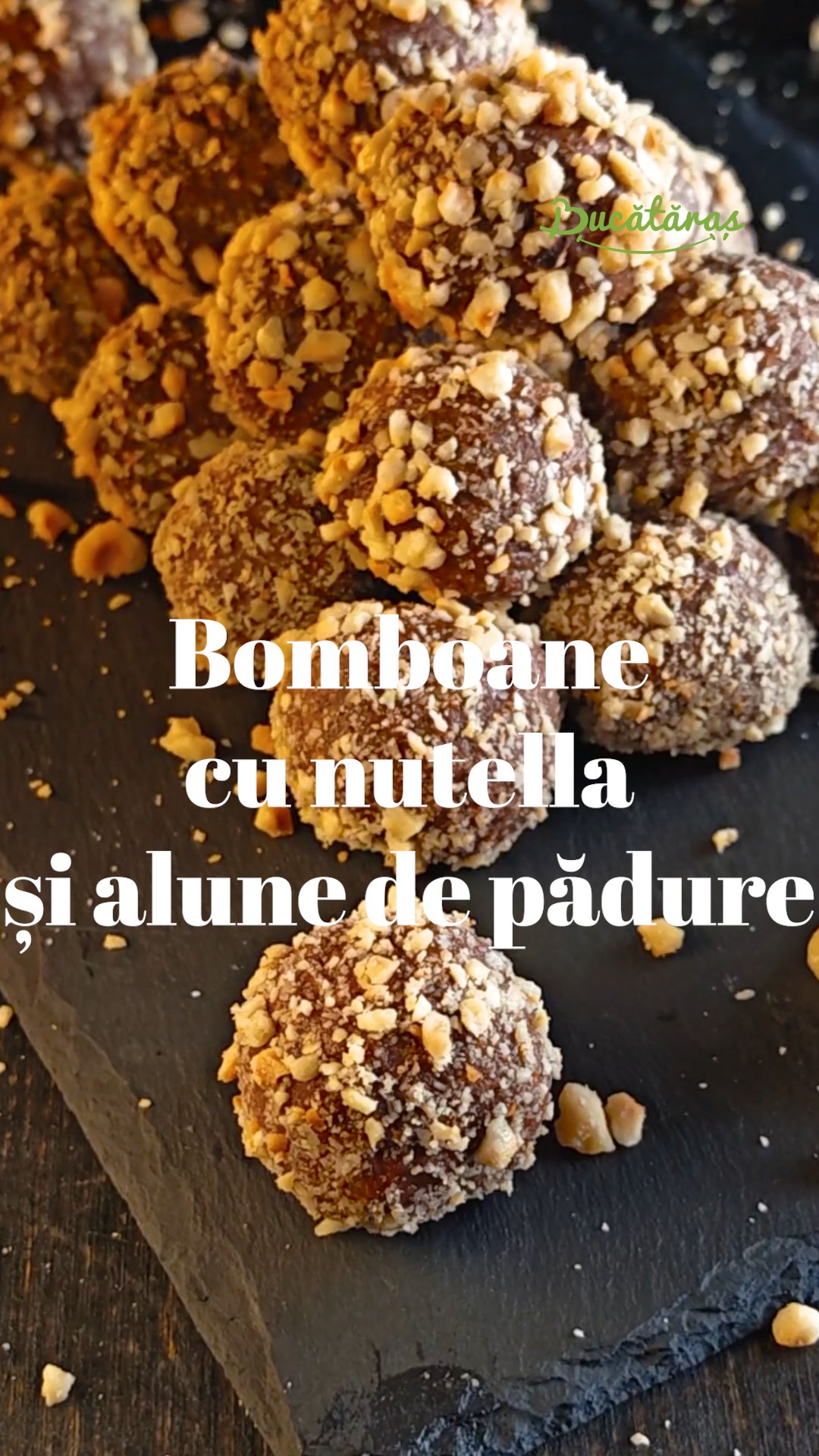 Bomboane cu Nutella și alune de pădure - Rapide și delicioase