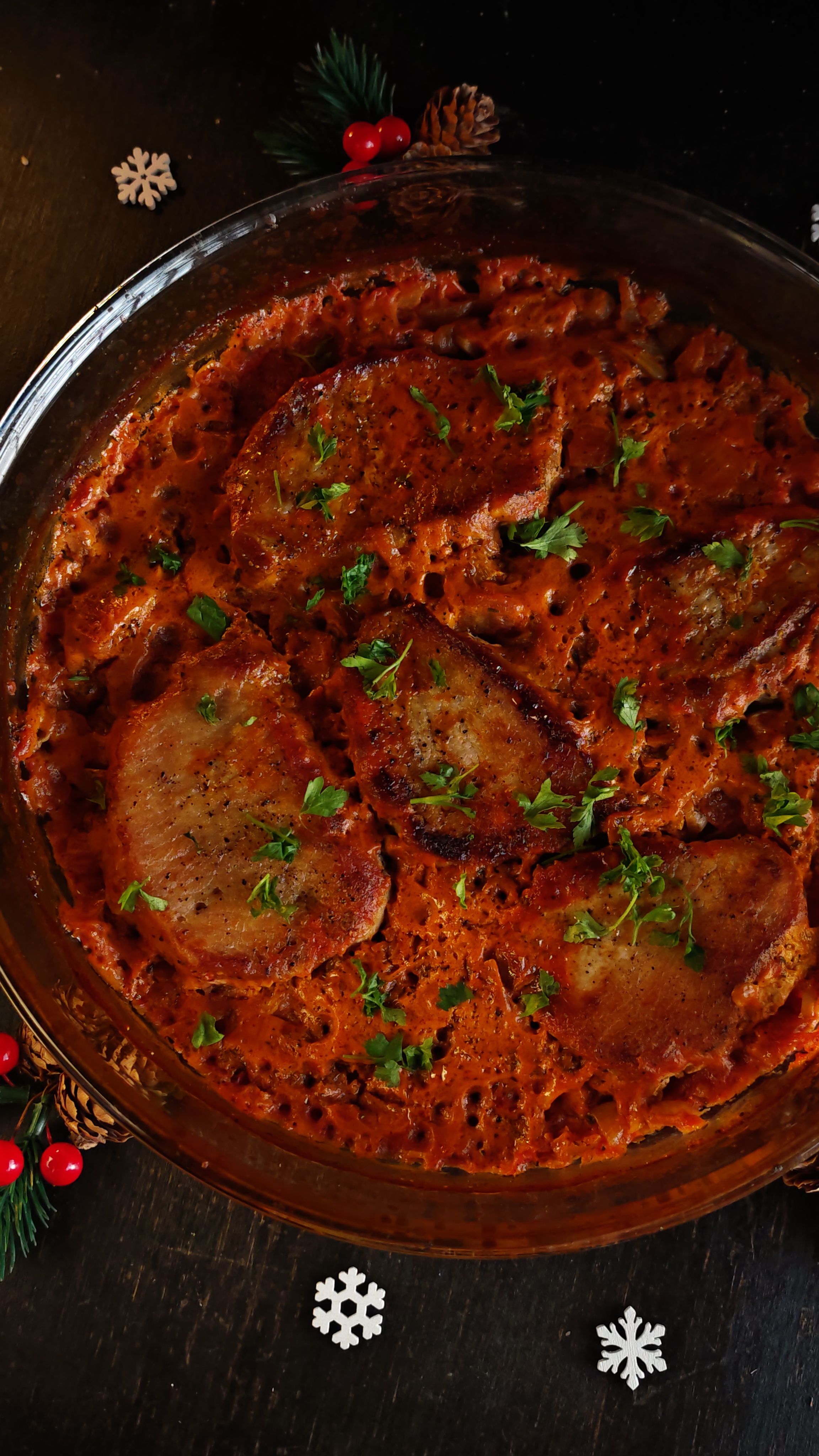 Cotlet de porc în sos roze - Simplu, rapid și plin de savoare