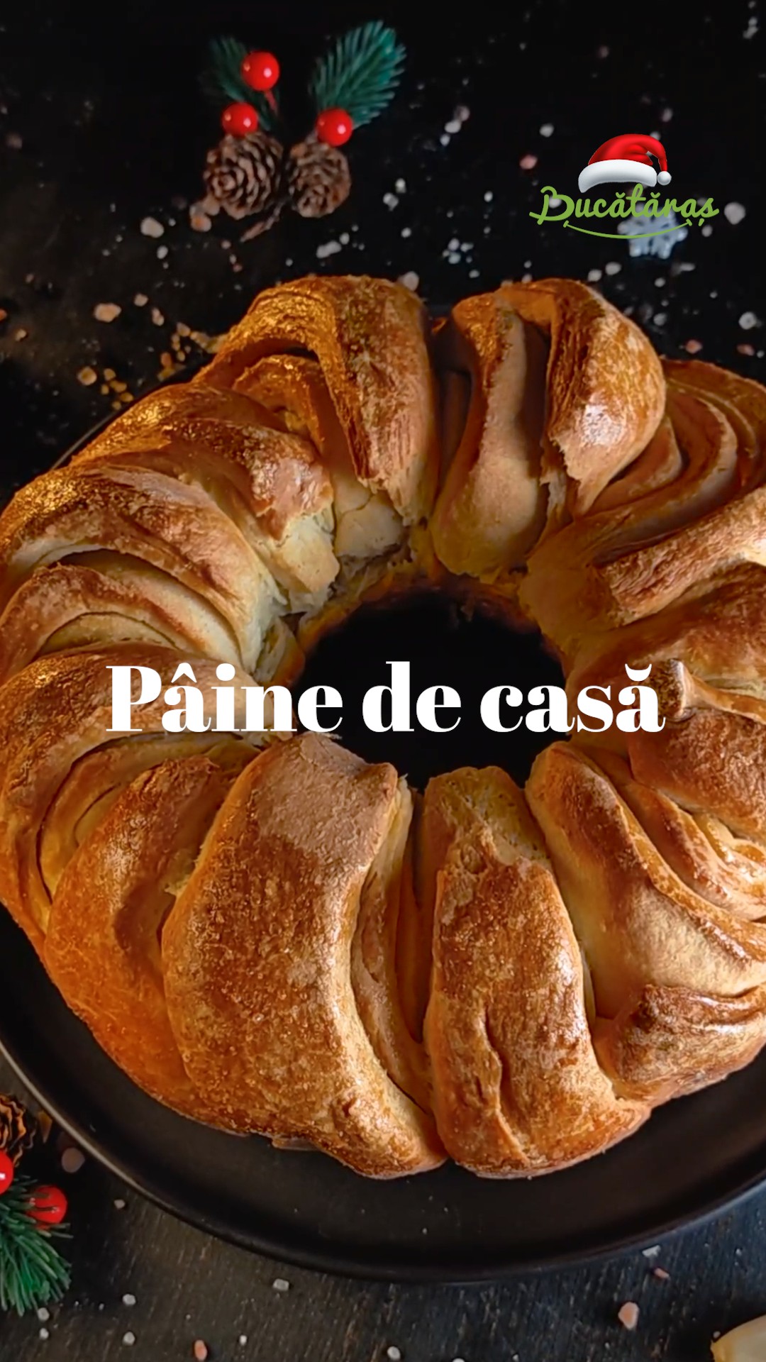 Pâine de casă - Rețeta delicioasă cu unt