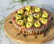 Tort Sa vina Primavara -  Reteta cu mango, fructul pasiuni si banane-29