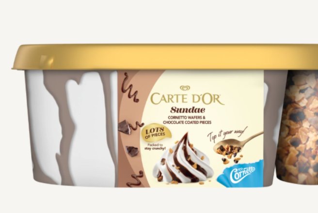 Carte d’Or Sundae — înghețata care transformă desertul de acasă într-o experiență